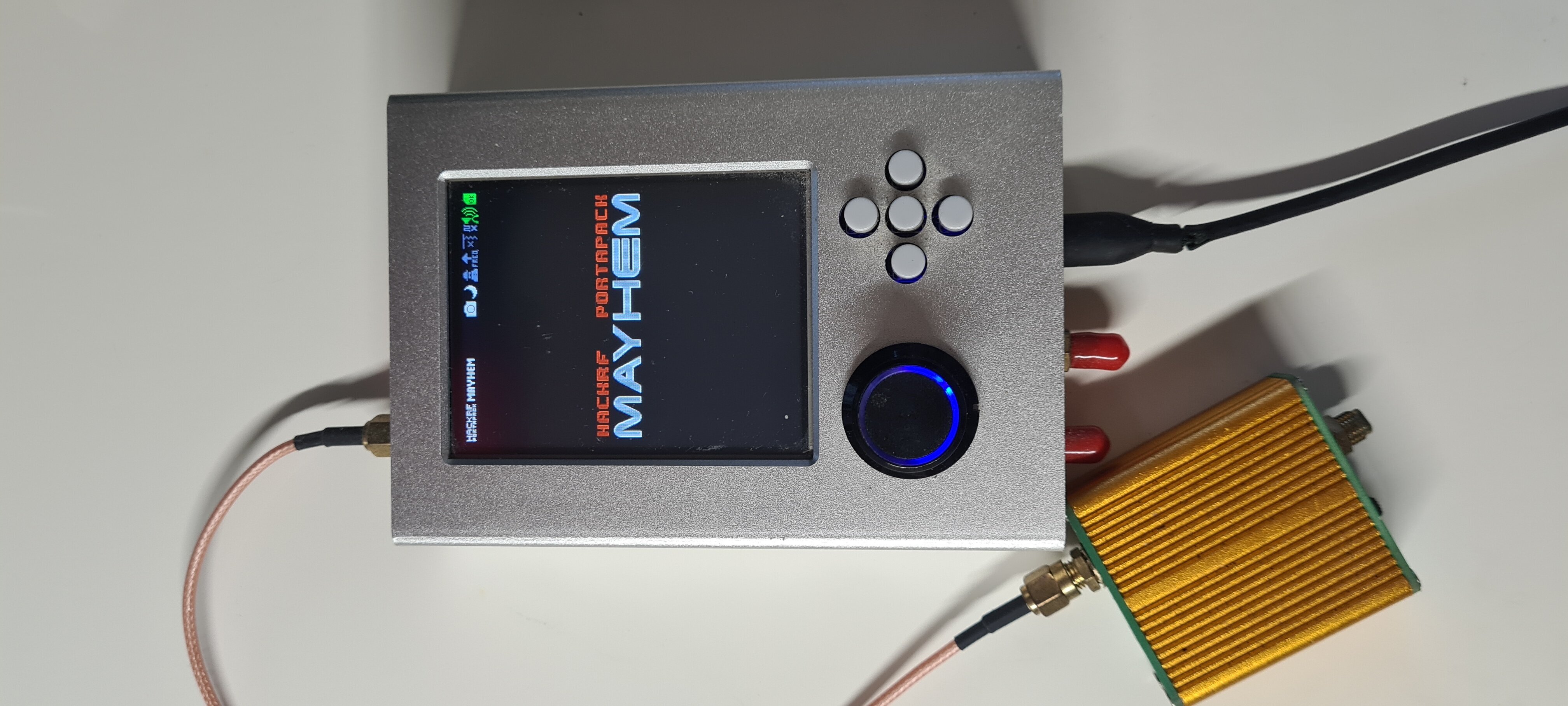 HackRF One with Portapack
